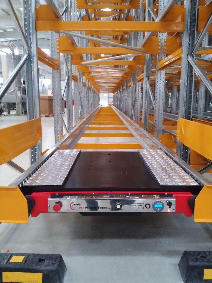 Yarı Otomatik Raf Sistemi (Mekik)